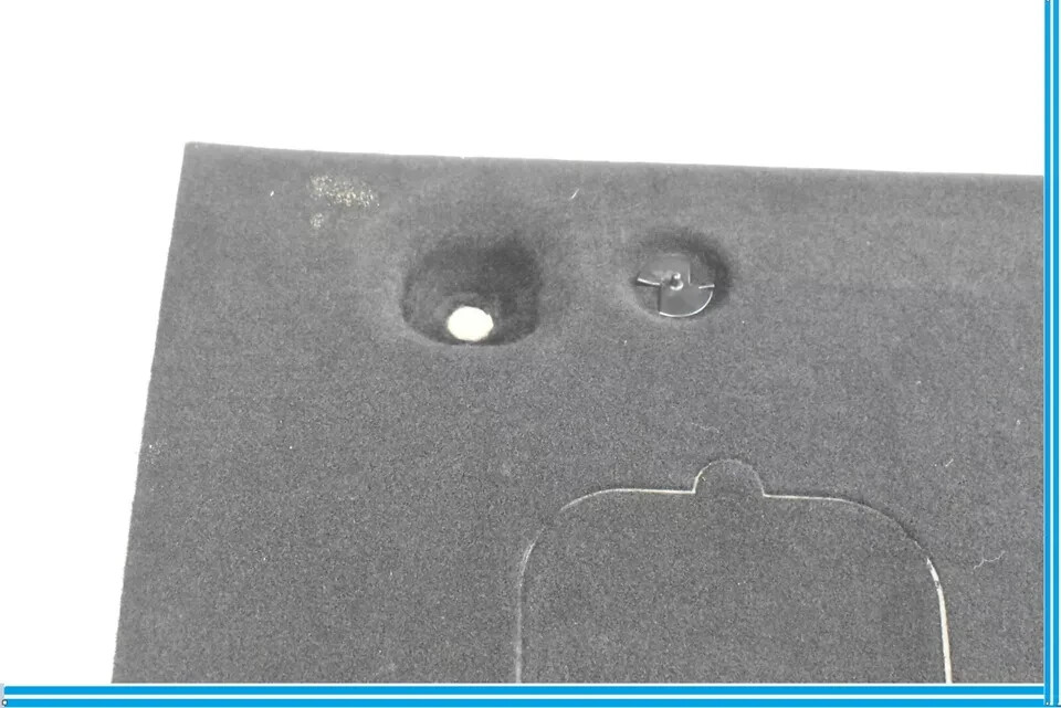 14-20 Maserati Ghibli Rear Trunk Floor Carpet Cover Panel Black OEM