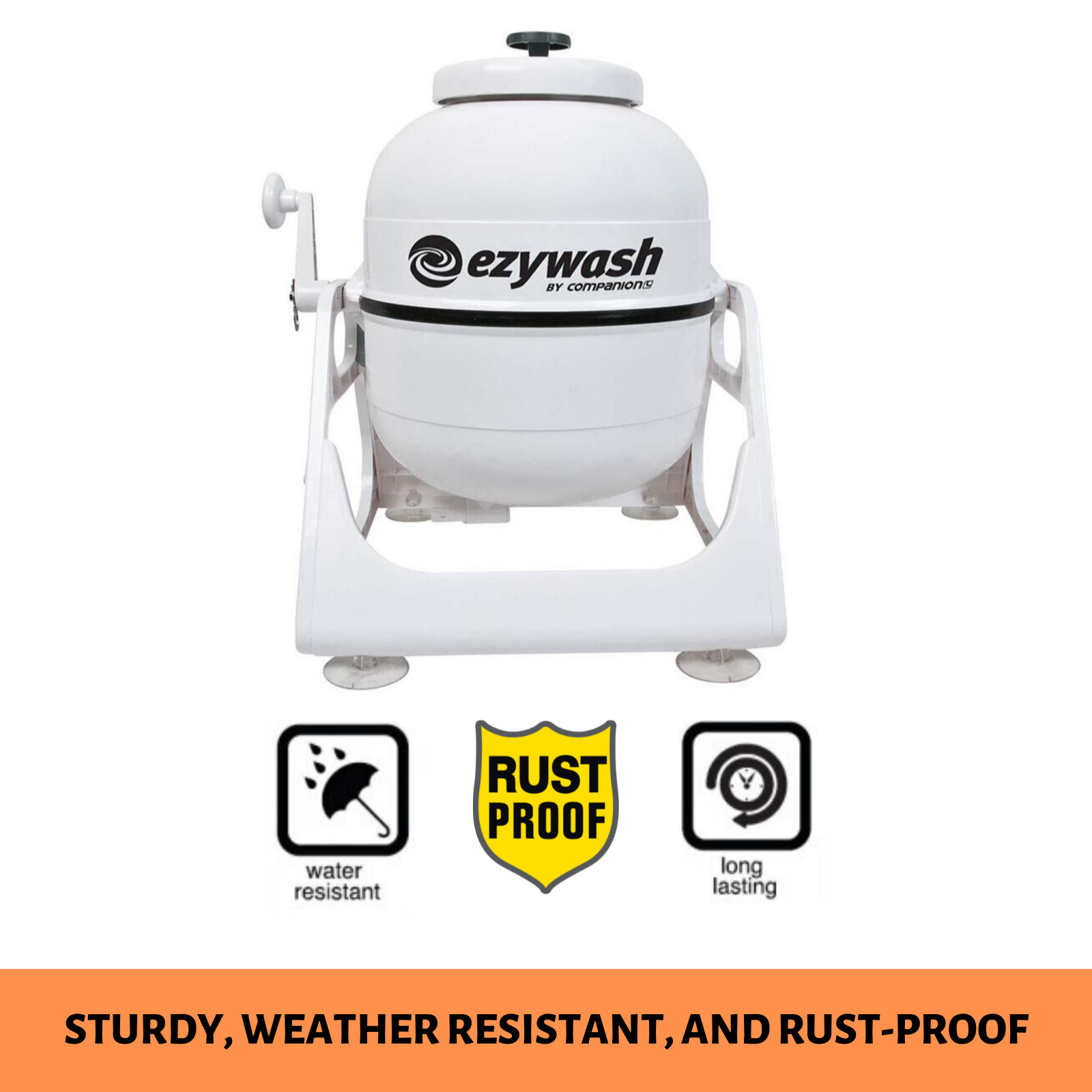 COMPANION EZYWASH HAND CRANK 2.2KG WASHING MACHINE BEST MINI WASHER