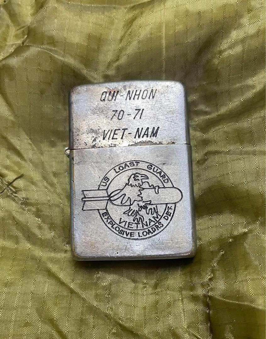 ZIPPO VIET NAM ライター 1970-71 Vintage Vietnam Zippo Oil lighter QUI NHON Completed
