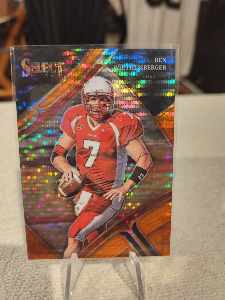 2023 Panini Select Draft Pick Ben Roethlisberger No. 180 Orange