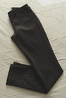 CK CALVIN KLIEN Charcoal Gray Window Pane Check Skinny Pant Sz 4 (29.5 In) — photo 2