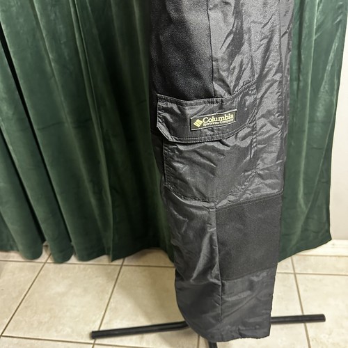 Columbia Tectonite Kids Size 8 Black Ski Bib Snowpants Ripstop - Picture 2 of 8