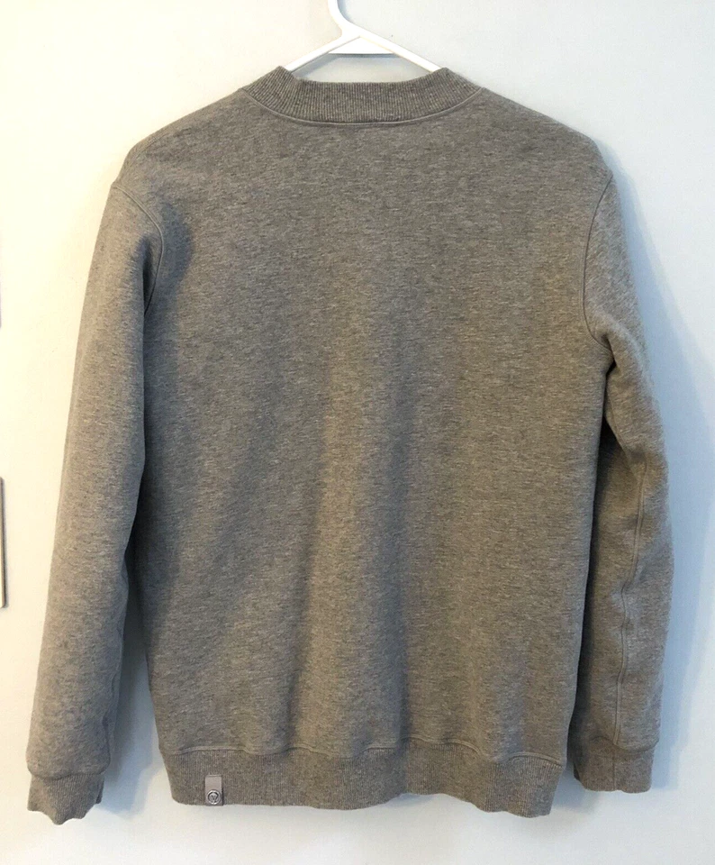 Sudadera Ivivva Lululemon Sherpa Forrada Cremallera Talla 12 Gris Manga Larga Bolsillos Foto 2 de 4