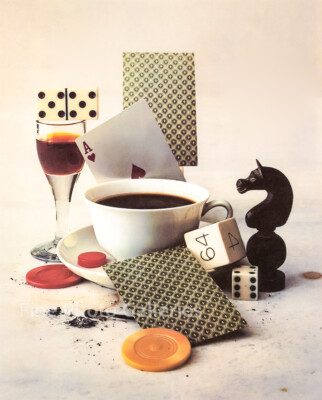 【Irving Penn： Photographs of Day 】新品 1947/91 Vintage IRVING PENN After Dinner Games Dices Card Drinks