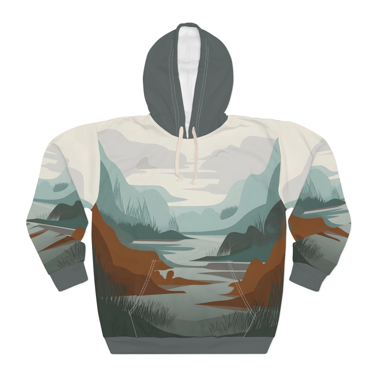 Faded Stillness All Over Print Hoodie Outdoor Travel Apparel Unique Art Design
Opens in a new window
