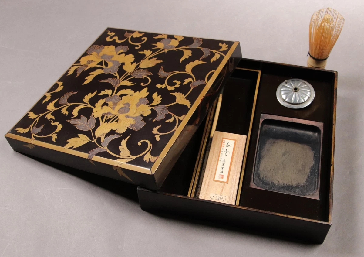 Japanese Calligraphy In Antique Japanese Boxes for sale | eBay
