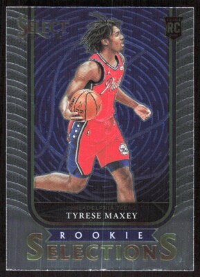 2021-22 2816E Panini SELECT ROOKIE SELECTIONS Tyrese Maxey Rookie Philadelphia