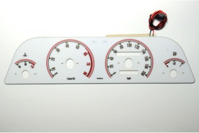 Lada 110 design 1 glow gauges dials plasma dials kit tacho glow dash shift indic
