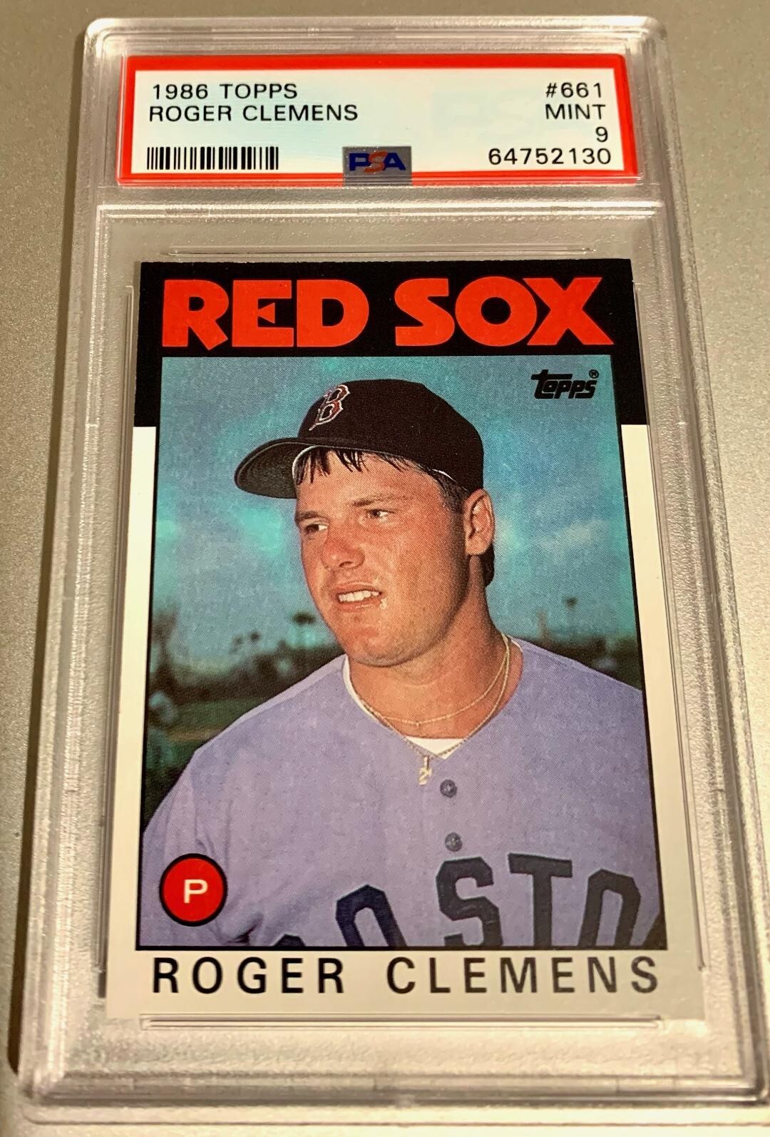 1986 Topps ROGER CLEMENS #661 PSA 9 MINT