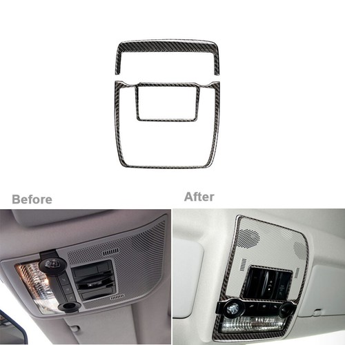 Carbon Fiber Interior Reading Light Cover Trim For BMW X5 X6 E70 E71