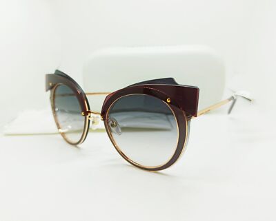 NEW Authentic Marc Jacobs MJ101/S DDB9C Gold Burgundy, Gray Gradient