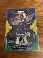2021 Prizm Choice Malik Beasley Blue Yellow Green BYG - #98