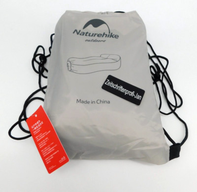 Naturehike Double Layer Pillow Grau / Luftbett grau 180x70x52cm