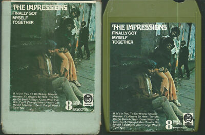 8-Track / 8-Spur Tonband : The Impressions - Finally got myself together (Soul)