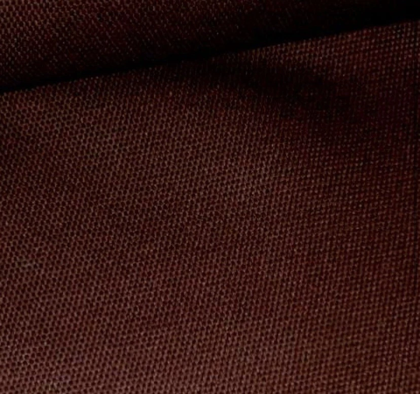 2 Yards Ralph Lauren Slade Hopsack Linen Color Chocolate Fabric - Image 2 of 3