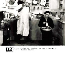 PHOTO PRESSE TELEVISION CINEMA FILM LE FIGURANT AVEC BUSTER KEATON