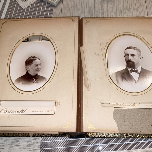 Antico album di carte armadio vittoriano del 1885 pieno di carte armadio - Foto 16 di 21