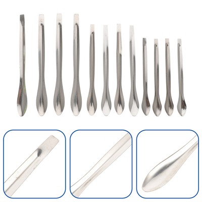  12 Pcs Scraper Spoon Experiment Measuring Multipurpose Lab Tool