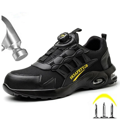 Leicht Arbeitsschuhe Herren Sicherheitsschuhe Stahlkappe S3 Sport Sneaker - Bild 1 von 13