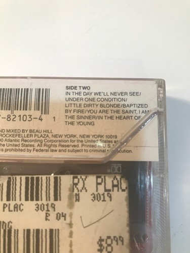 Winger In The Heart Of The Young 1990 Hard Classic Rock Roll Cassette Tape Pop - Picture 4 of 4
