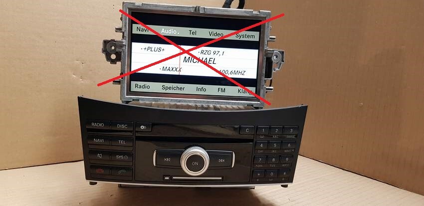 Radio Navi 6CD Wechsler HDD MERCEDES W212 Navigation Comand NTG4 