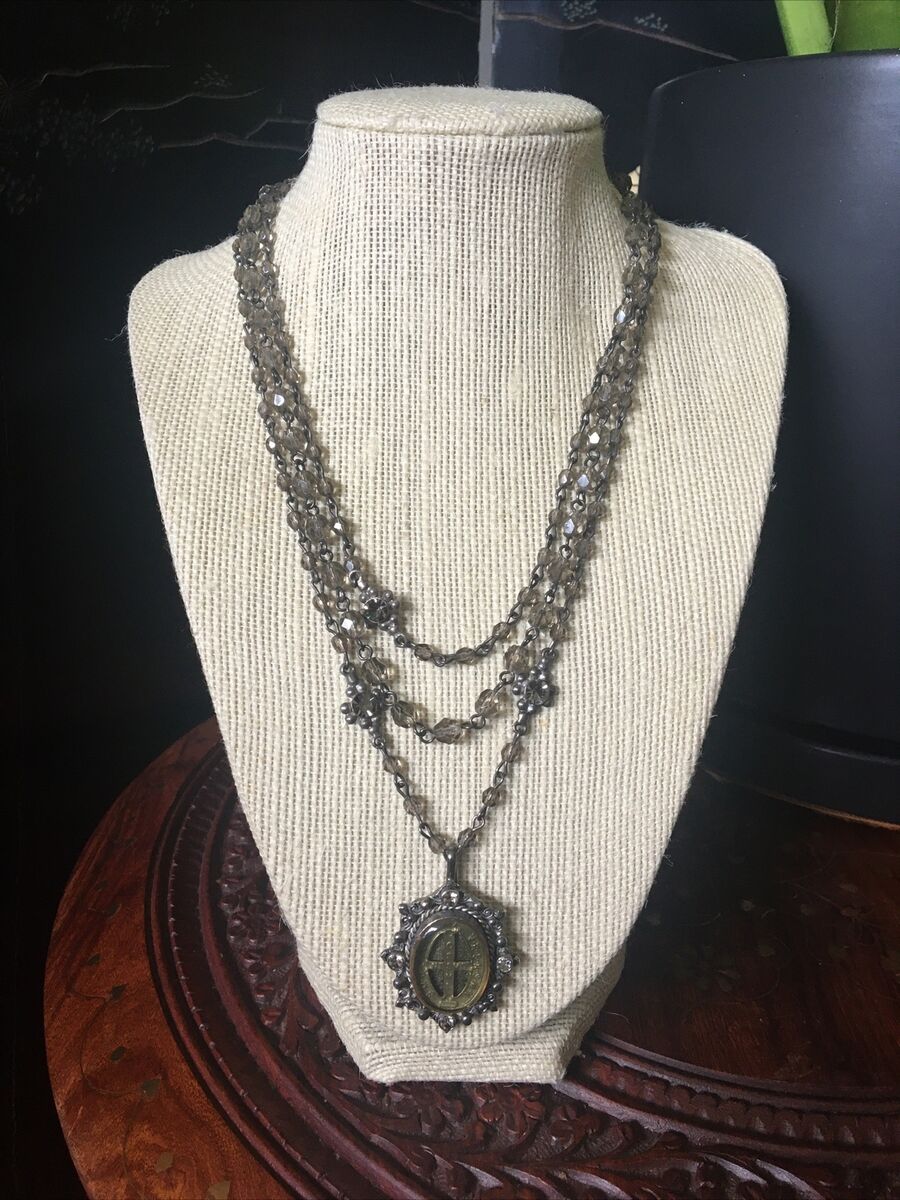 Virgins Saints & Angels Silver San Benito Medallion Love Virgins Saints & Angels Silver San Benito Medallion Love