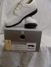 VTG NOS/New NIKE GOLF Verdana White Butcher Saddle II Golf Shoes Mens 7