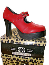 Vintage 90s TUK Platform Mary Jane US women's 9 Leather NOS