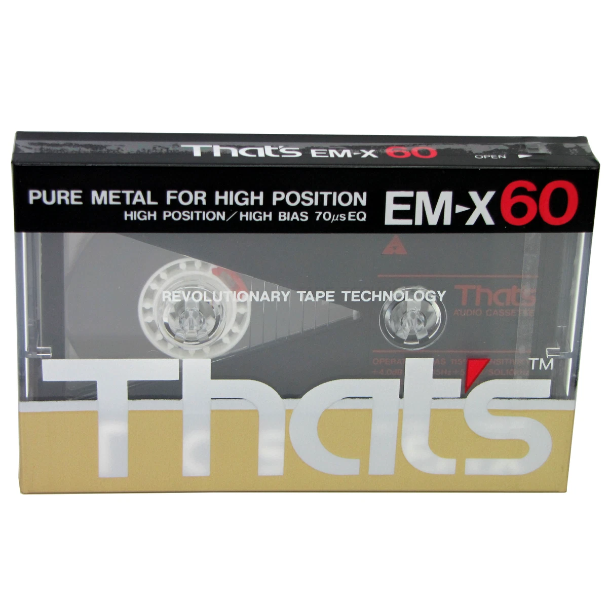 TDK SA-X90 High Position IEC II TYPE II Chrome Blank Audio Cassette Tape SEALED - Foto 2