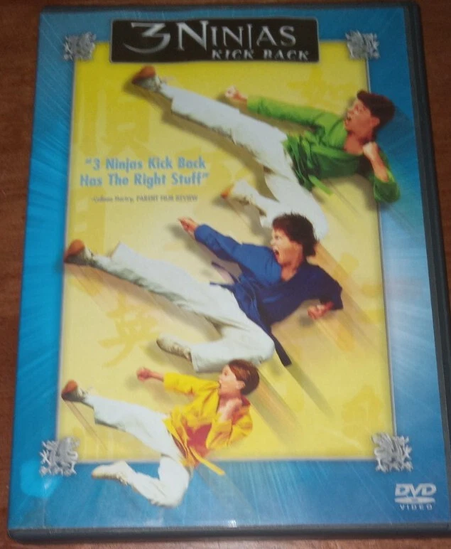 3 Ninjas Kick Back (DVD, 2005) Full Frame Rated PG Tri Star Sony