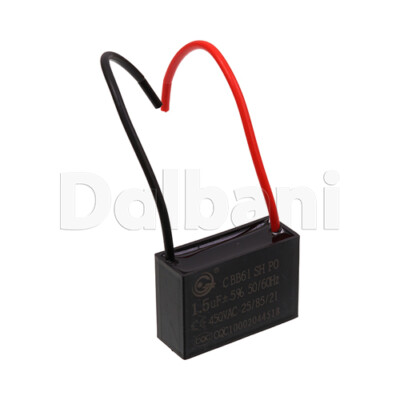 CBB61 450V VAC 1.5uf Ceiling Fan Motor Run Capacitor