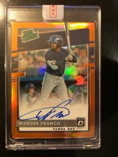 2020 Donruss Optic Rated Prospects Signatures Orange Wander Franco #44/75