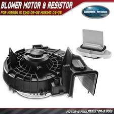 Front HVAC Heater Blower Motor Resistor Kit for Nissan Altima 05-06	Maxima 04-08