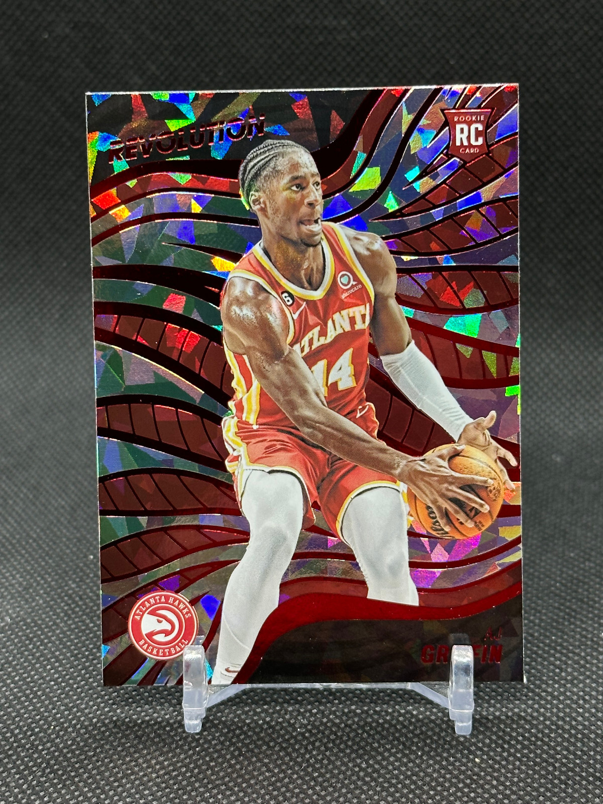 2022-23 Panini Revolution CHINESE NEW YEAR PARALLEL AJ Griffin Hawks #112
