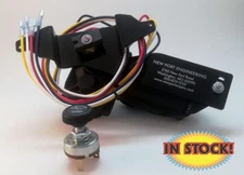 New Port Engineering NE5400BK 1954 Buick Super Wiper Motor for Recessed Firewall