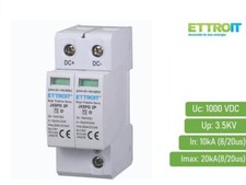 Scaricatore Di Sovratensione  Fotovoltaico Tipo 2 T2 D 2P DC 1000V 3.5KV 10KA