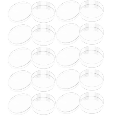  10pcs Clear Petri Dish Science Laboratory Petri Dishes Tissue Culture Dish with