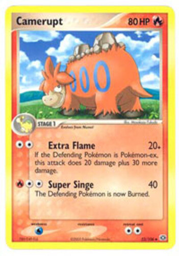 Pokemon - Camerupt - 23/106 - Uncommon - EX Emerald - NM