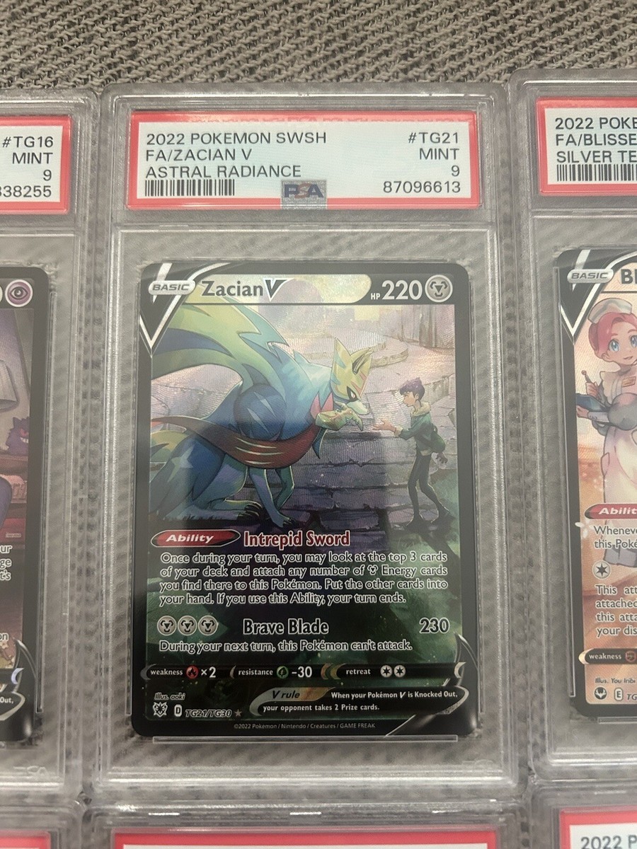 Pokemon TCG PSA 9 Trainer Gallery Alt Art (Set of 6) Zacian