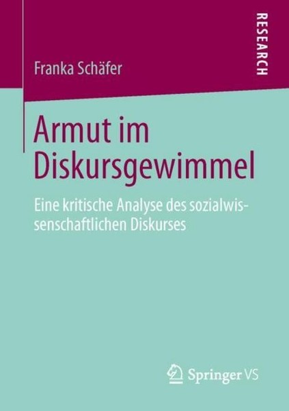 Armut Im Diskursgewimmel Franka SchäFer-image