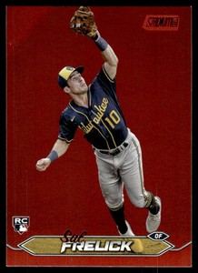 2024 Stadium Club Red Foil Sal Frelick Milwaukee Brewers #183