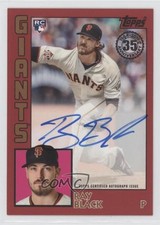 2019 Topps 1984 Baseball Series 2 Red 4/25 Ray Black #84A-RB Auto 03nz