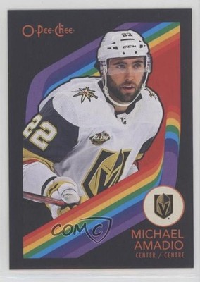 2023-24 O-Pee-Chee Retro Black Border 50/100 Michael Amadio #396 0s6k