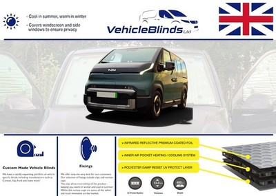 Stealth Rollos für Kia PV5 kurzer Radstand (2025-jetzt)