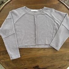 Altard State Women s Solid Knit Crew Neck Rag...