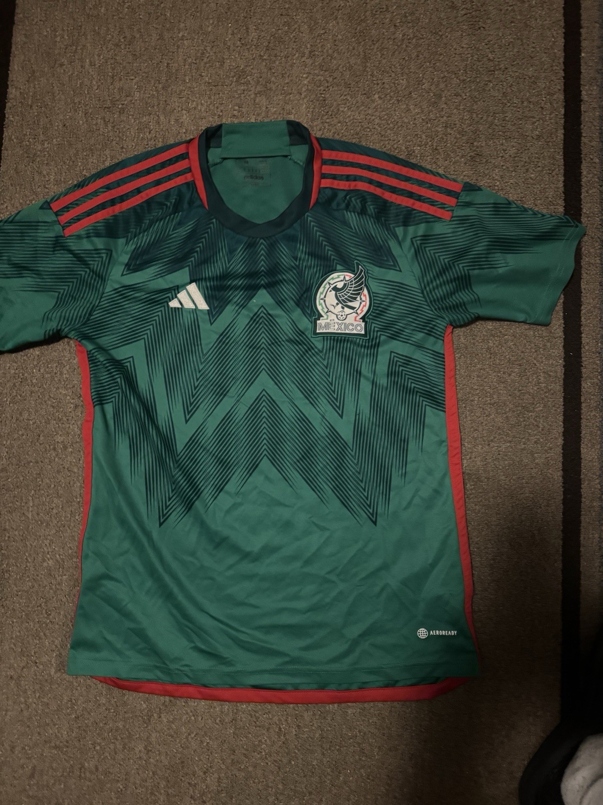 adidas Mexico 2022 World Cup Home Jersey Men's Medium HD6899