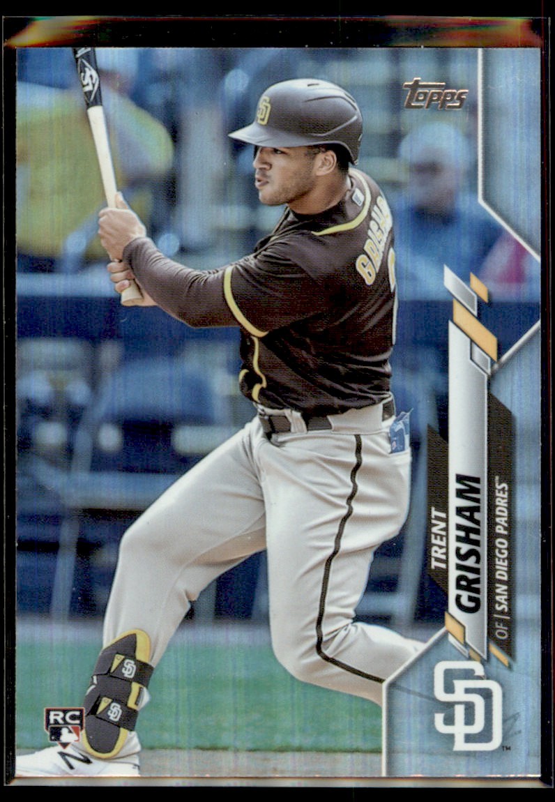 Trent Grisham 2020 Topps Update Rainbow Foil RC #U-83 San Diego Padres