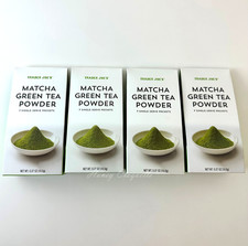4 Packs Trader Joe's Matcha Green Tea Powder 7 Single Bags 0.37 oz Each X 4