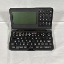 Genuine Vintage Sharp OZ-5500 Wizard 256KB Electronic Organizer