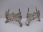 London 1917 & 1918 Sterling Silver Menu Holders BY William Comyns